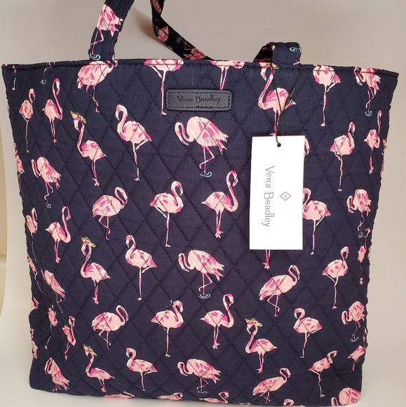 Vera Bradley Handbags - Vera Bradley Flamingo Fiesta Essential Tote